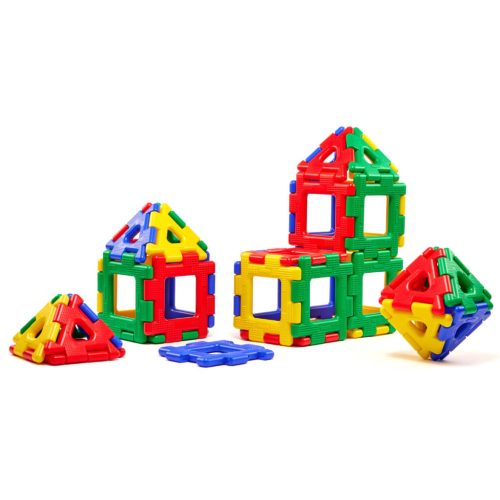 Set educativ de construcție gigant, 40 piese – Giant Polydron