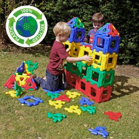  Set educativ de construcție gigant pentru grupă, 80 piese – Giant Polydron