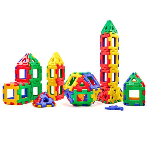 Set educativ de construcție gigant pentru grupă, 80 piese – Giant Polydron