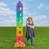 Set de construcție gigant cu piese translucide, 60 piese – Giant Polydron