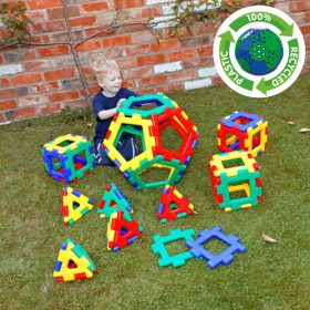   Set educativ de construcție cu solide platonice, 52 piese – Giant Polydron