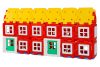 Set educativ pentru construirea caselor, 72 piese – Giant Polydron House Builder