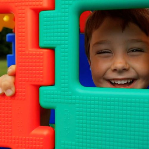 Set educativ de construcție gigant, 12 piese – XL Polydron