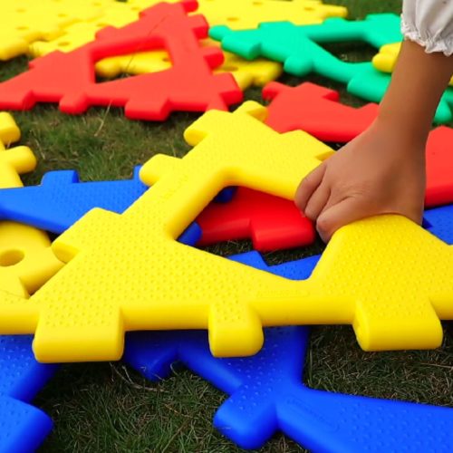 Set educativ de construcție gigant, 24 piese – XL Polydron