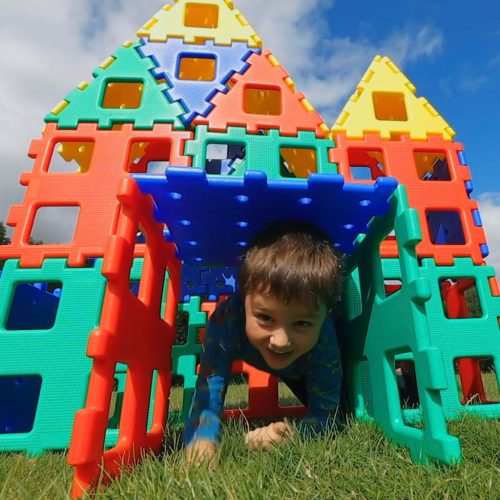 Set educativ de construcție gigant pentru grupă, 36 piese – XL Polydron