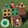 Set educativ de construcție gigant în culori naturale, 24 piese – XL Polydron