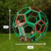 Set educativ pentru construcție geometrică gigant, 32 piese – XL Polydron Buckyball