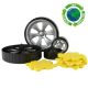 Set de extensie cu roți pentru construcții, 8 piese – Giant Polydron