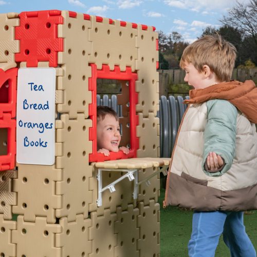 Set educativ pentru construirea unui magazin, 83 piese – Giant Polydron Build-A-Shop