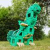Set educativ de construcție cu dinozauri, 130 piese – Giant Polydron Dinosaur