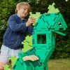 Set educativ de construcție cu dinozauri, 130 piese – Giant Polydron Dinosaur