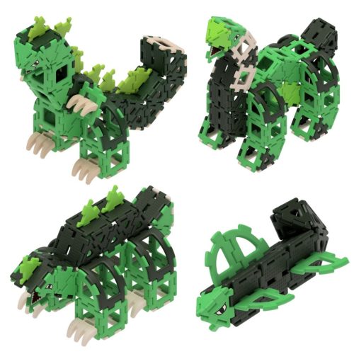 Set educativ de construcție cu dinozauri, 130 piese – Giant Polydron Dinosaur