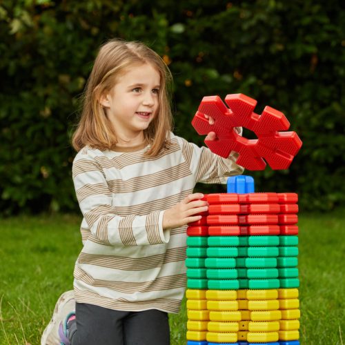 Set educativ de construcție creativă, 42 piese – Giant Octoplay