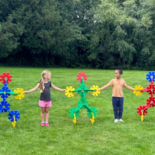 Set educativ de construcție creativă, 42 piese – Giant Octoplay