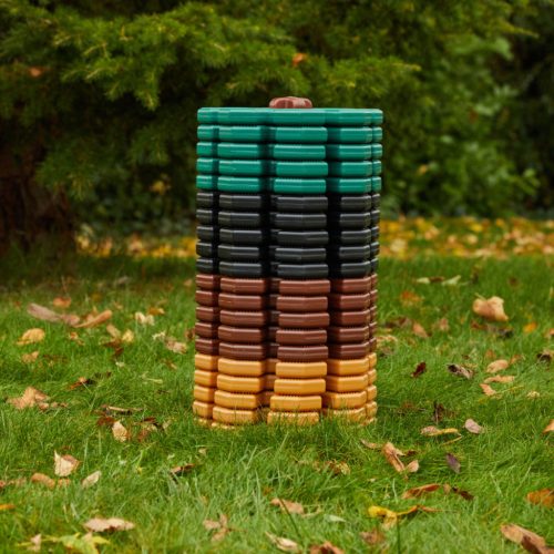 Set educativ de construcție creativă în culori naturale, 21 piese – Giant Octoplay