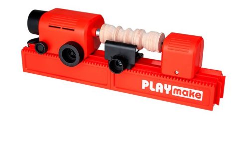 Set educațional complet PLAYmake 4-în-1 pentru copii 5+ – traforaj, strung, mini-bormașină și șlefuitor