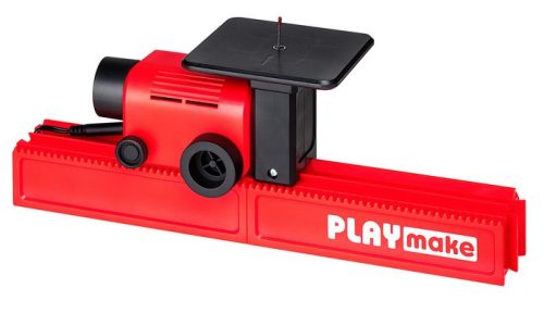 Set educațional complet PLAYmake 4-în-1 pentru copii 5+ – traforaj, strung, mini-bormașină și șlefuitor