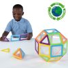 Set magnetic educativ de construcție 2D și 3D, 36 piese – MegaMag Polydron