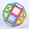 Set magnetic translucid pentru construcții 2D și 3D, 36 piese – Crystal MegaMag Polydron