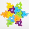 Set educativ de construcție cu ferestre colorate, 24 piese – My First Polydron
