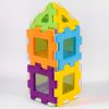 Set educativ de construcție cu ferestre colorate, 24 piese – My First Polydron