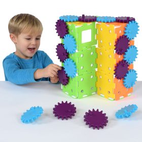   Set educativ de construcție cu roți dințate, 36 piese – My First Polydron