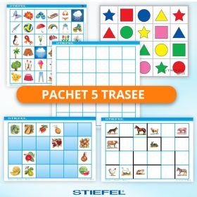 Set de 5 trasee pentru Bee-Bot 