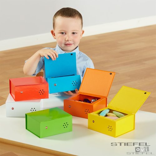 Cutii colorate vorbitoare - 6 culori