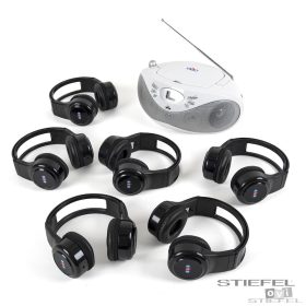 Easi-Listener 2 CD player (cu 6 căști Easi)