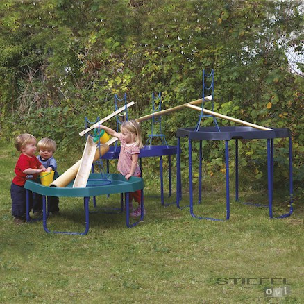 Mini suporturi pentru jgheaburi metalice (45 cm)