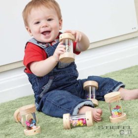 Zornăitoare din lemn (6 buc)