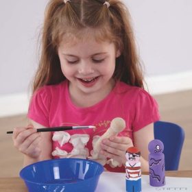 Small World marionete mici din lemn, 20 buc