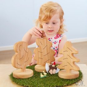 Jucării din lemn Lumea mică