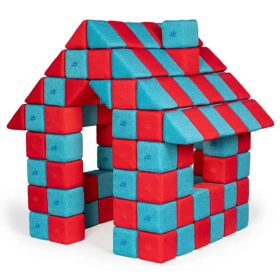 Set de cuburi magnetice moi JollyHeap Joy – 150 piese