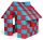 Set de cuburi magnetice moi JollyHeap Joy – 150 piese