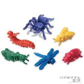 Insecte de gradina pentru numarat - set 72 buc
