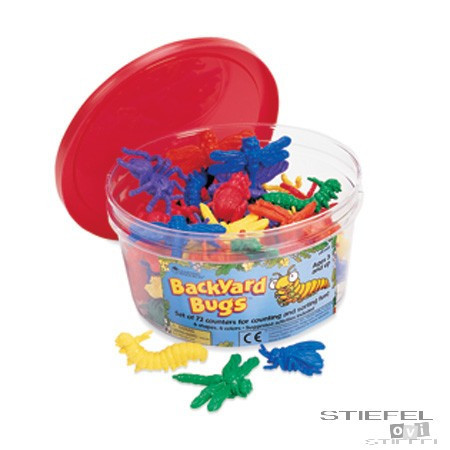 Insecte de gradina pentru numarat - set 72 buc
