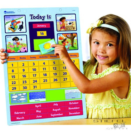 Calendar magnetic (în engleză)