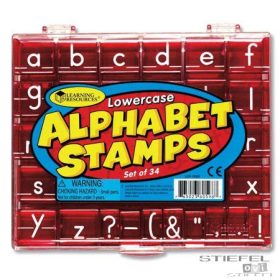 Ștampile cu litere minuscule (în engleză)