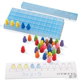 Pinguinii pe gheață - Set de exersare matematică