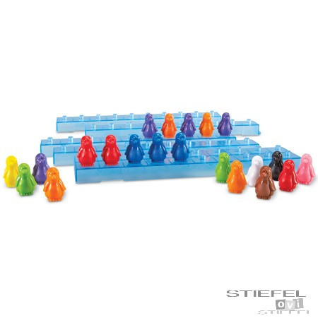 Pinguinii pe gheață - Set de exersare matematică