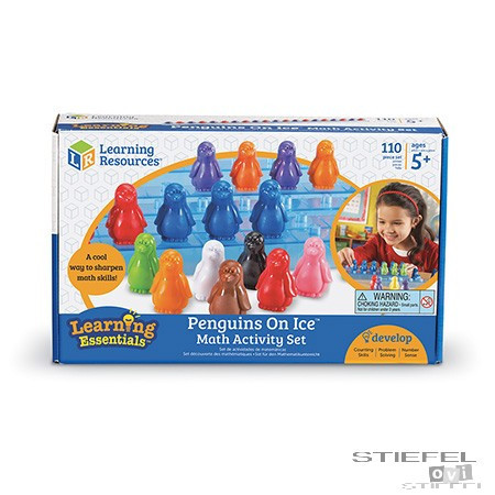Pinguinii pe gheață - Set de exersare matematică