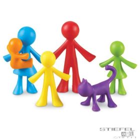 Set pentru sortat si numarat - Familia mea (72 piese)