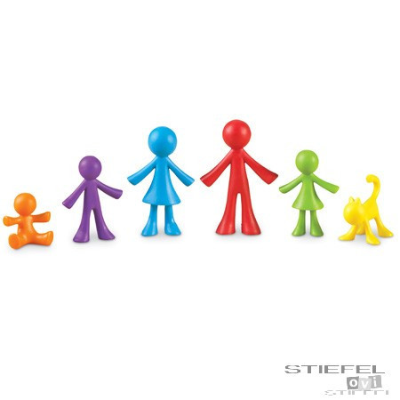 Set pentru sortat si numarat - Familia mea (72 piese)