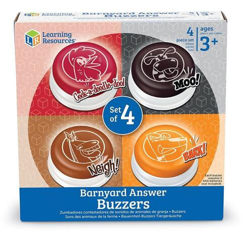 Sonerii pentru raspuns - animale - set 4 buc