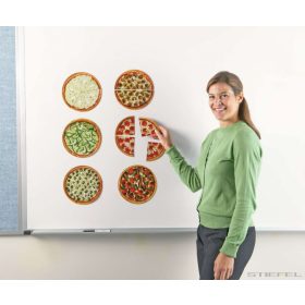 Pizza fractiilor cu magneti