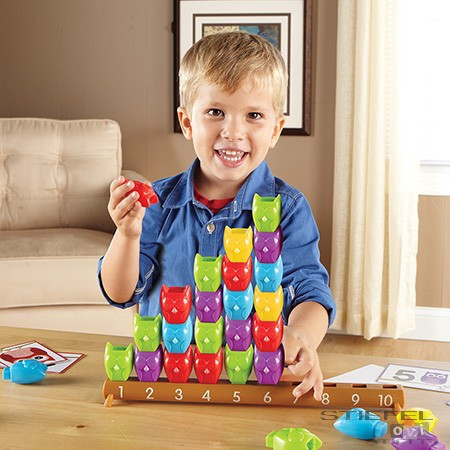 Numărătoare cu bufnițe 1-10 