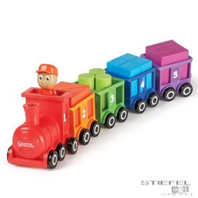 Tren cu cifre colorat 
