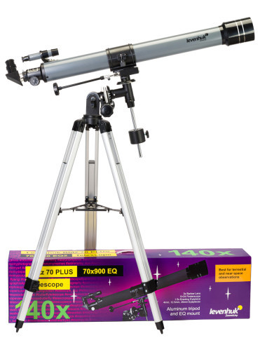 Telescop Levenhuk Blitz 70 PLUS, pe montura EQ, 70/900