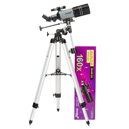 Telescop Levenhuk Blitz 80s PLUS pe montura EQ, 80/400